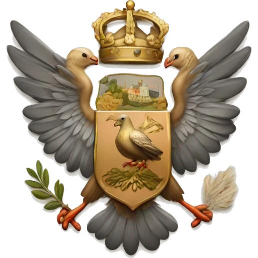 pigeon coat of arms  emoji
