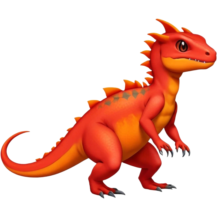 Guilmon-Salandit-Charmeleon-Fakémon-hybrid-creature (full body)  emoji