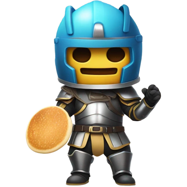 Supercell mini pekka with pancake emoji