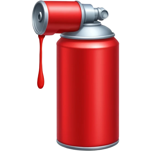 red Spray Paint Can emoji