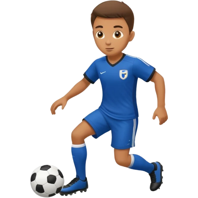 soccer player doing ball tricks emoji