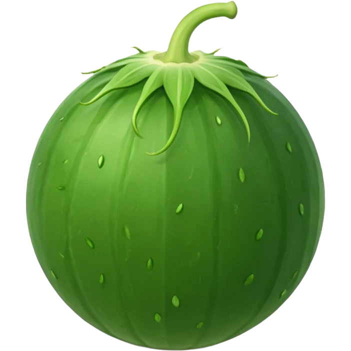 Cucumber on a ball emoji