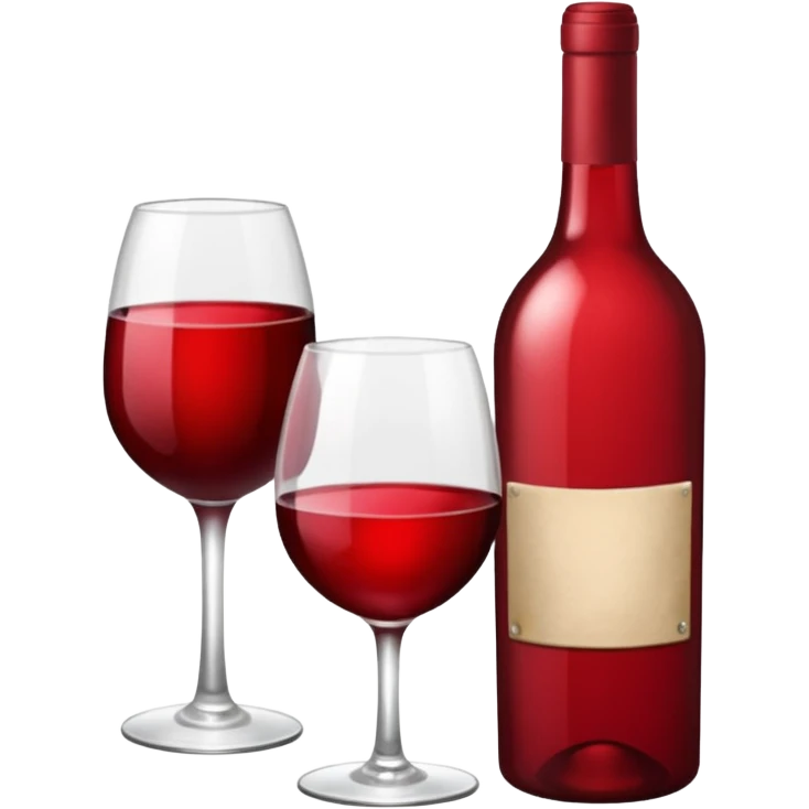 HAZ UNA lista de objetivos en color vino/rojo carmesí emoji
