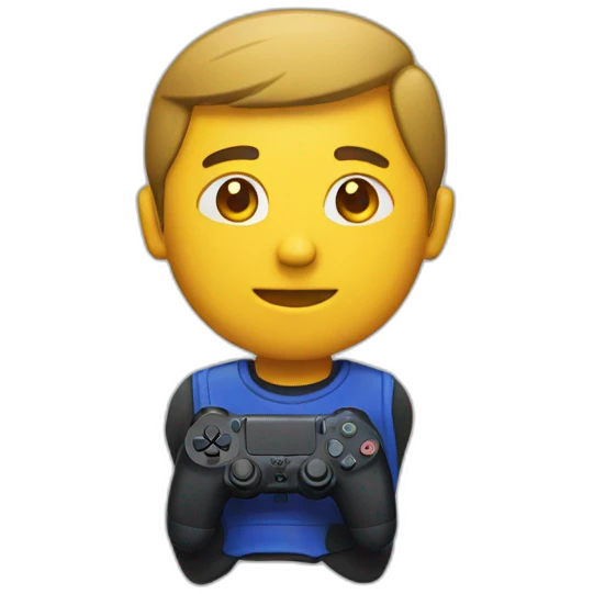 Playing ps4 emoji