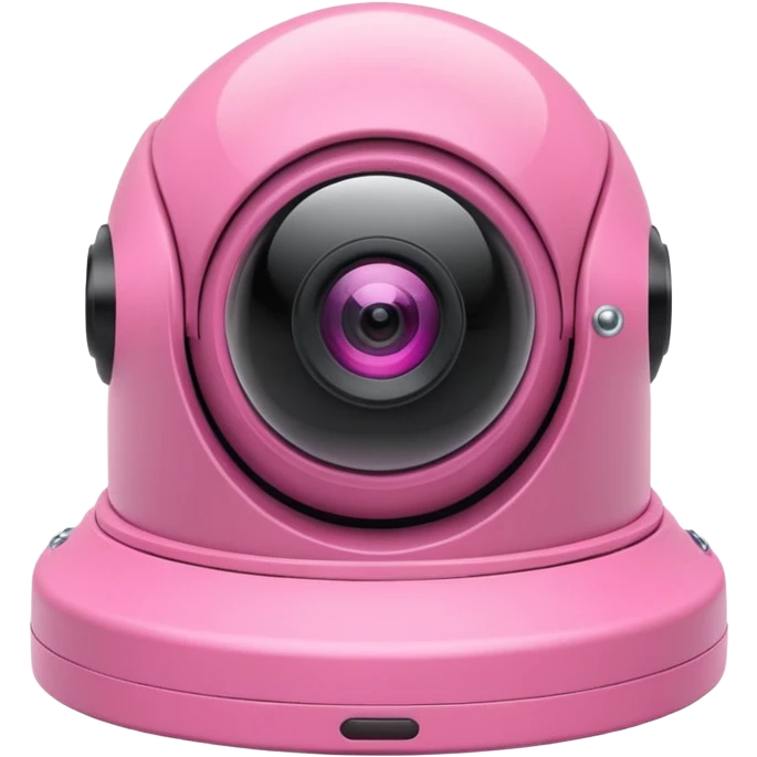 Security Camera pink  emoji
