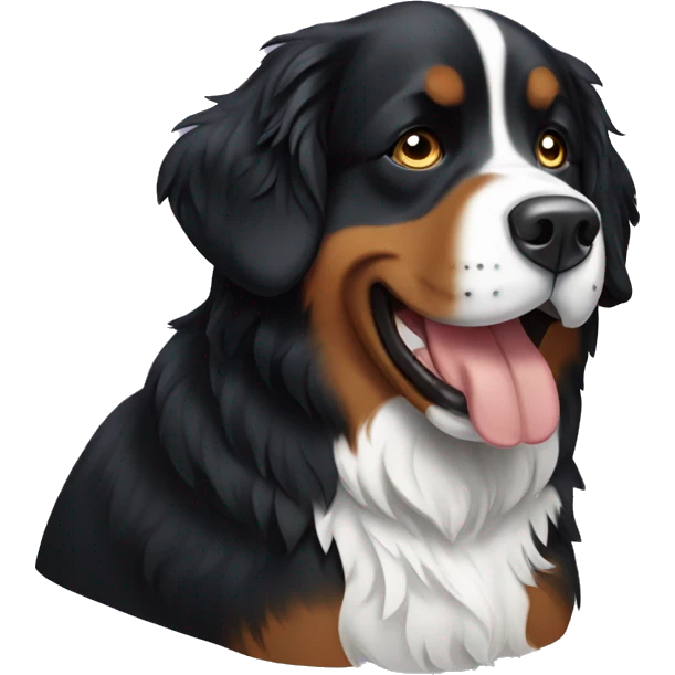 Bernese Mountain Dog emoji