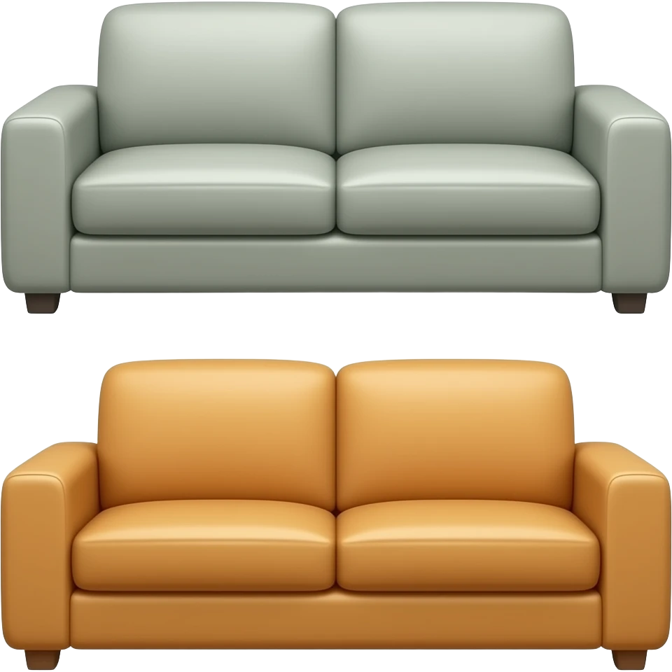 new and old sofa emoji