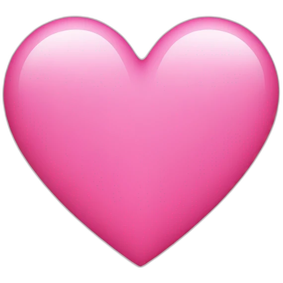 Pink heart emoji