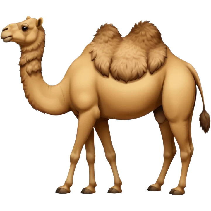 camel with 3 humps on back emoji