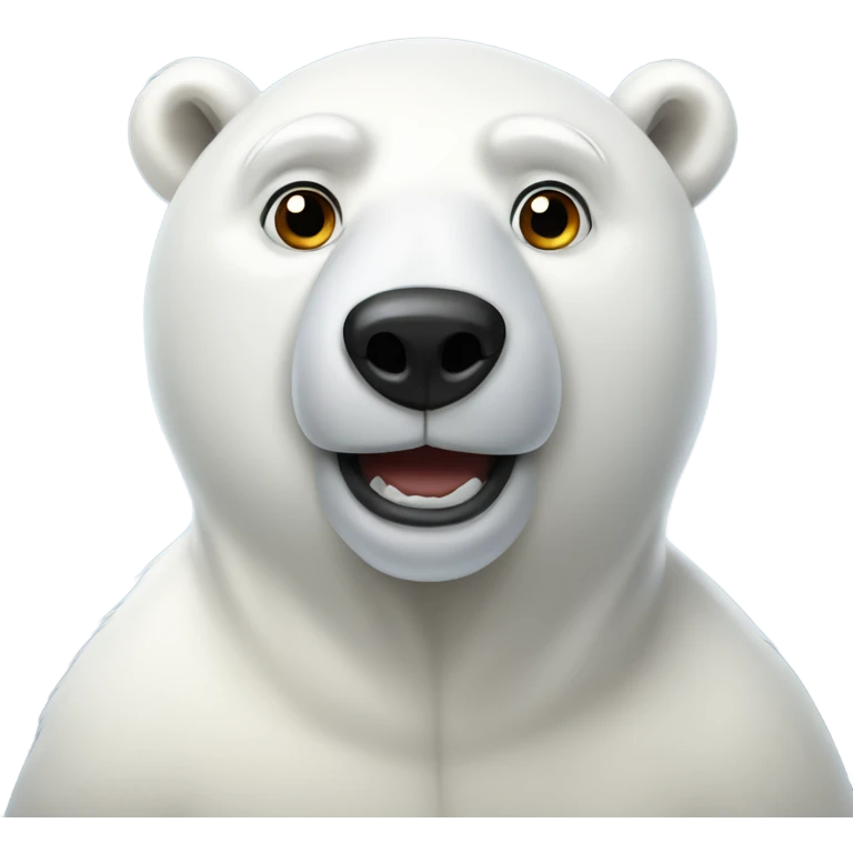 Polar bear emoji
