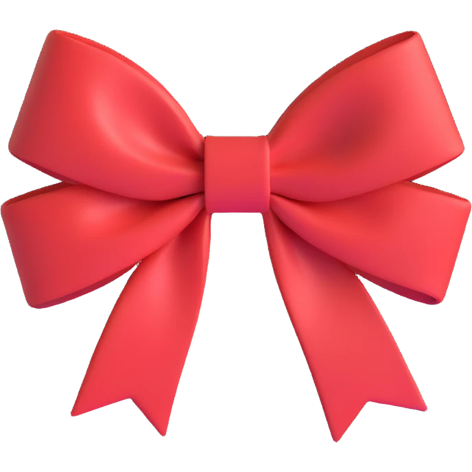 red bow emoji