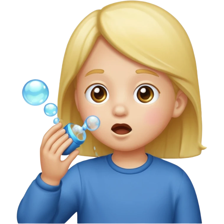 Bubble Blowing Kid emoji