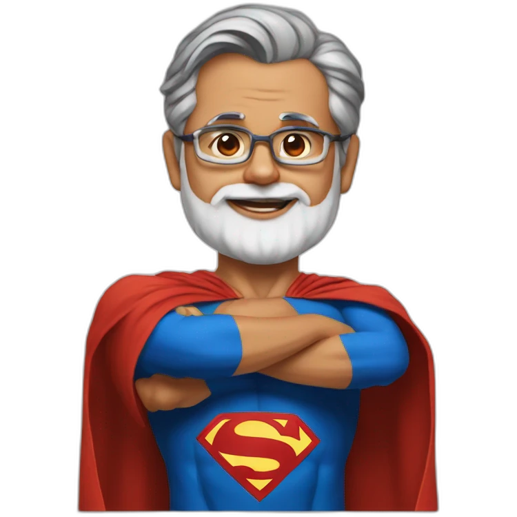 Superman modi ji emoji