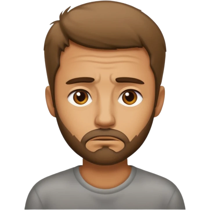 Создай эмодзи безработного мужчины на улице emoji