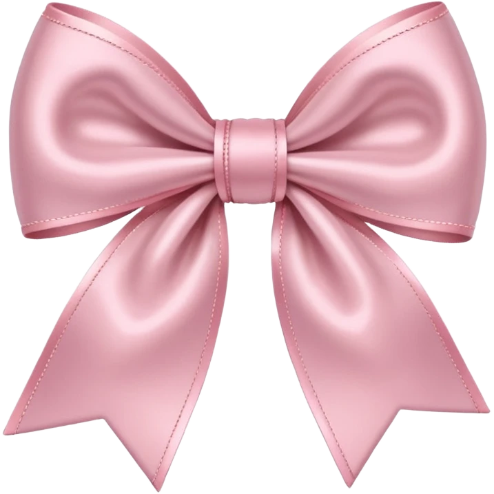 Cute light pink bow  emoji
