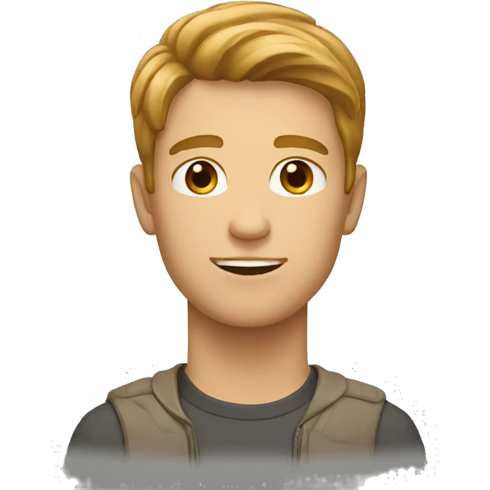 guy with light brown hair emoji
