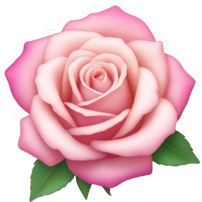 Light pink gradient rose emoji