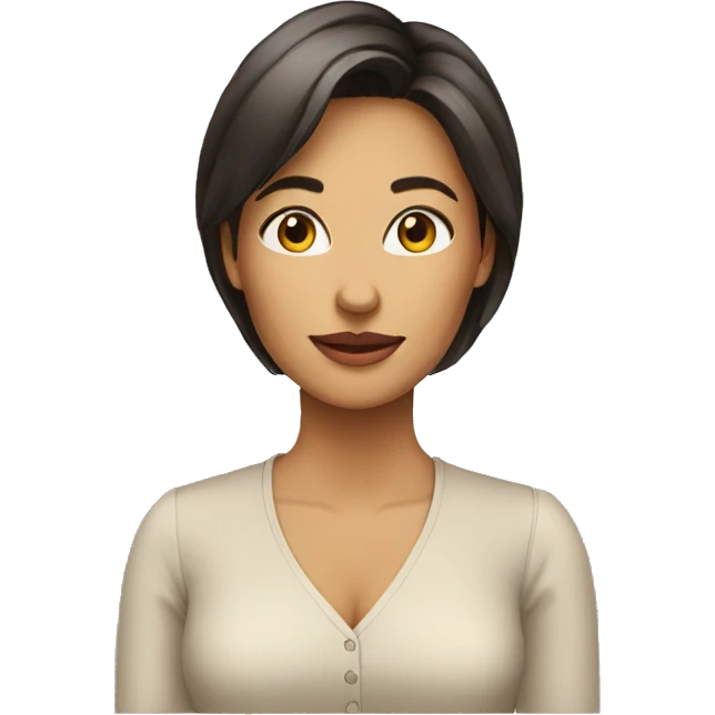 Women with Low neck blouse emoji
