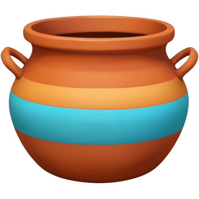 Painted Clay Pot emoji