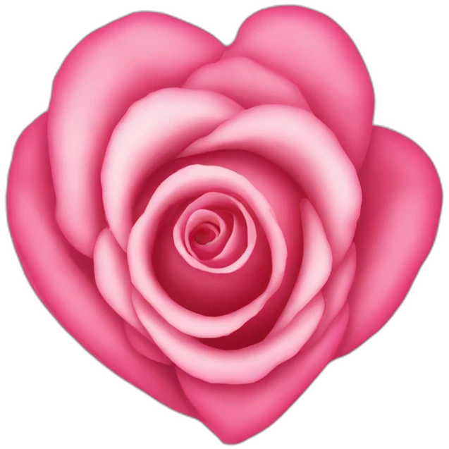 Coeur rose emoji