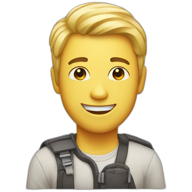 Someone very happy emoji