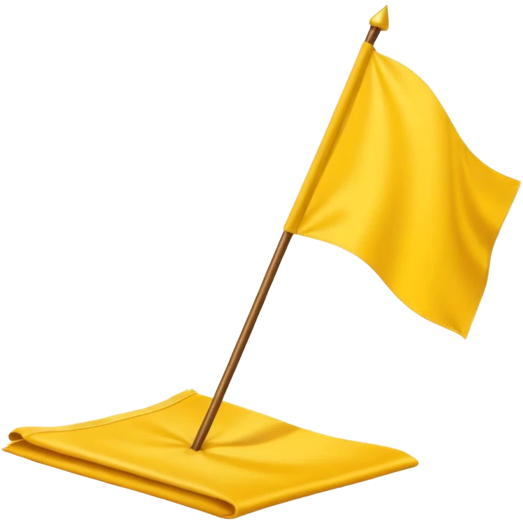 yellow flag emoji
