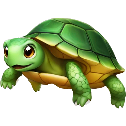 Turtle on egg  emoji