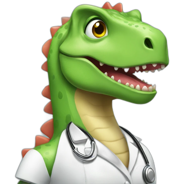 nurse dinosaur blndie emoji