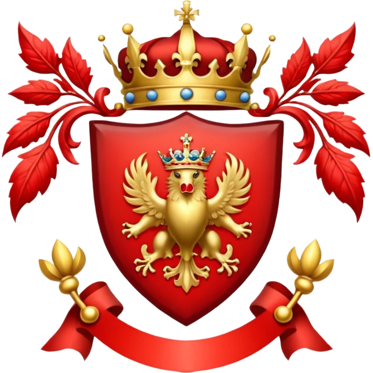 Red Royal Crest emoji