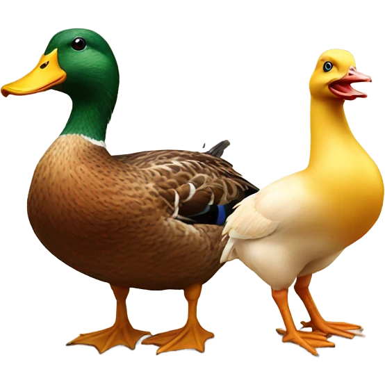 duck chicken emoji