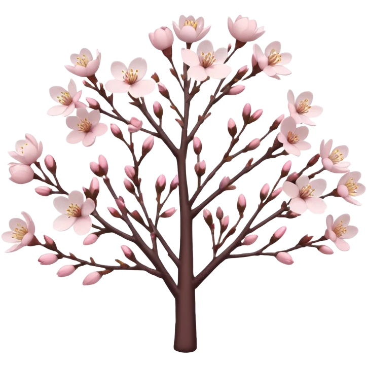 cherryblossom white bush emoji