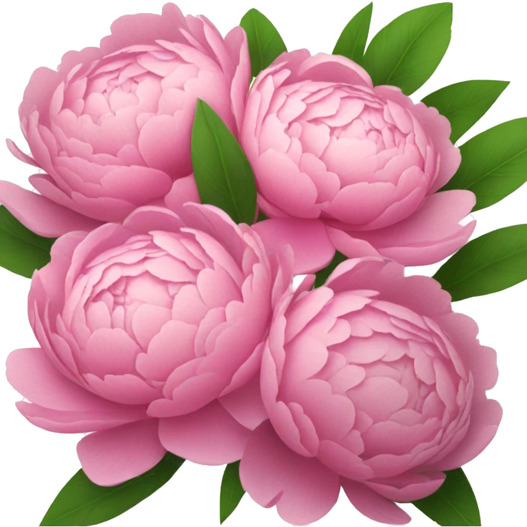 bouquet of peonies emoji