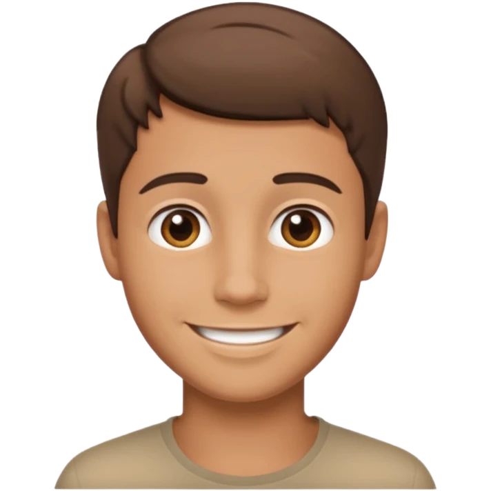 Smile male emoji