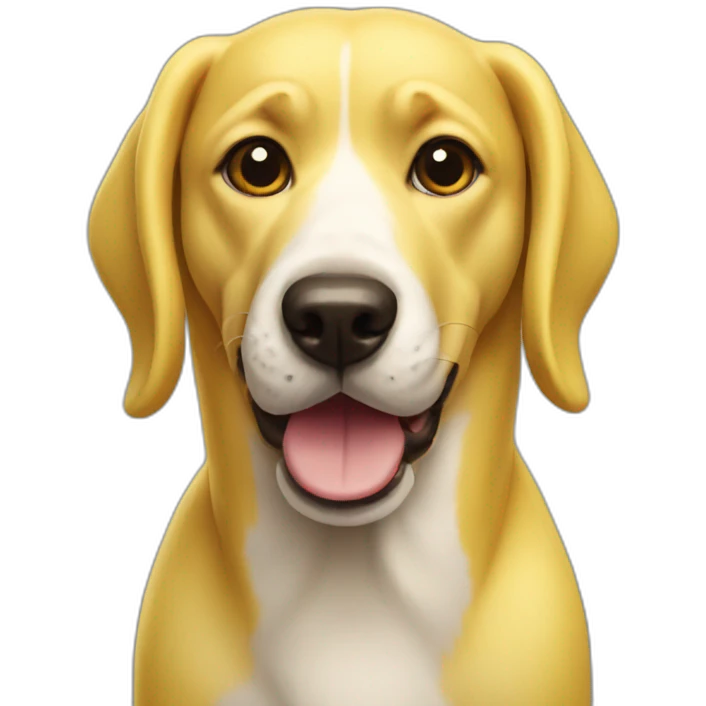 Banana dog emoji