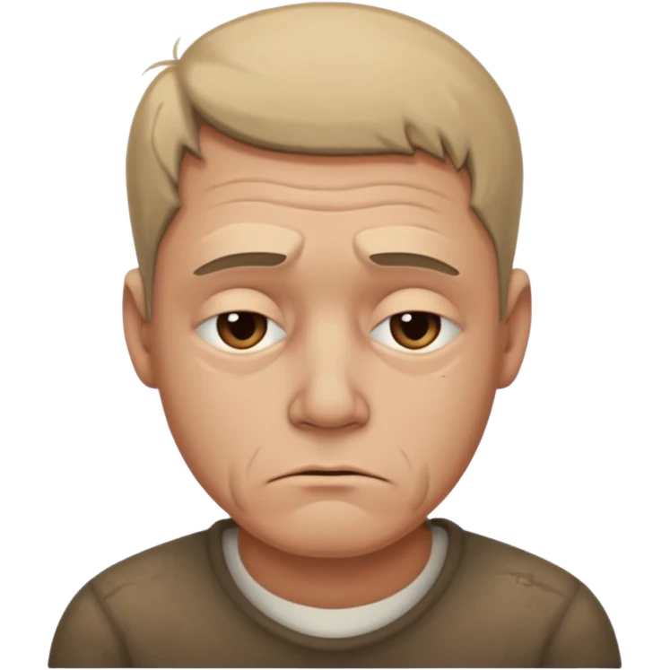 Создай эмодзи безработного мужчины emoji