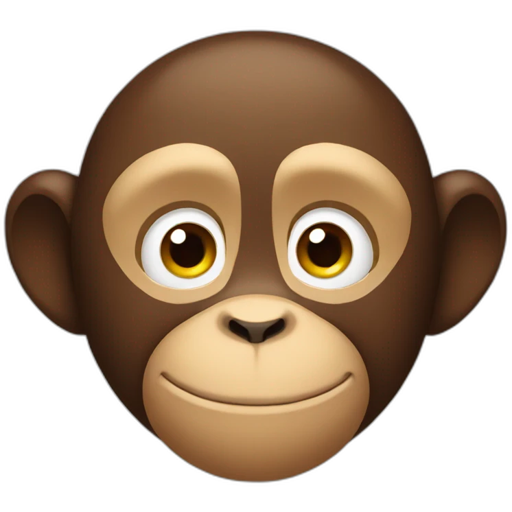 monkey with his hands before his eyes emoji