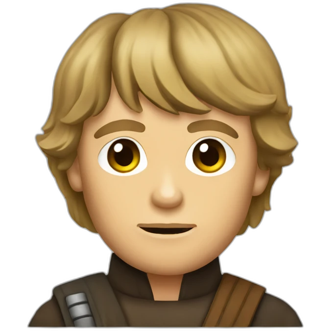luke skywalker from star wars emoji