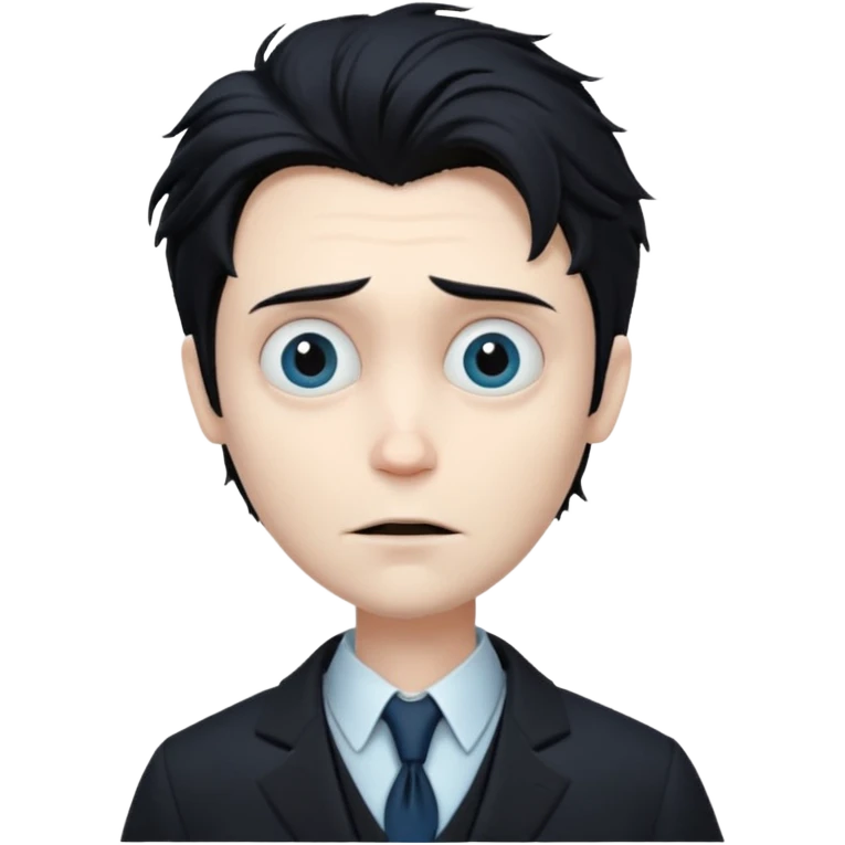 Victor Van Dort from Corpse Bride  head emoji