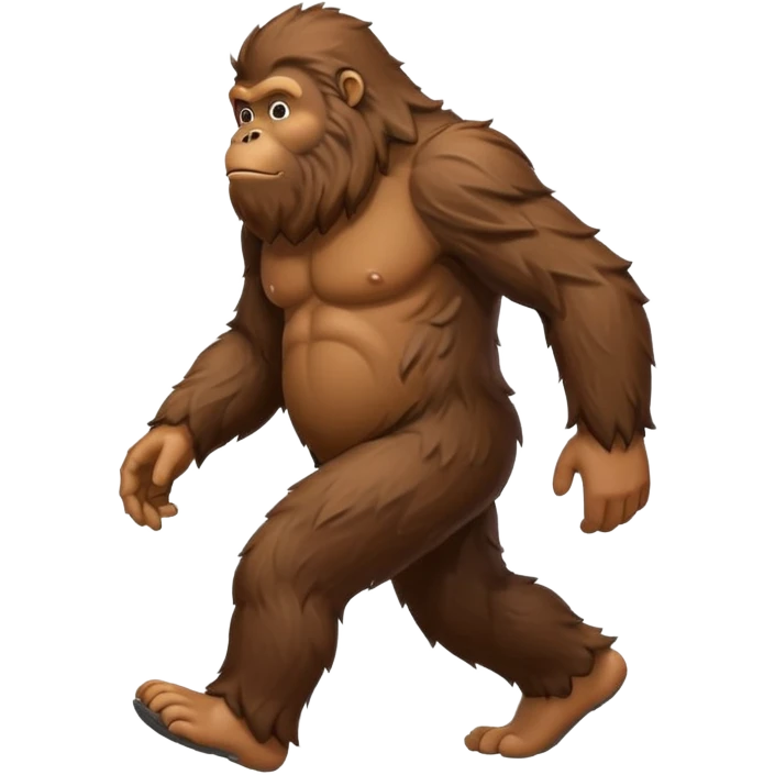 Bigfoot emoji