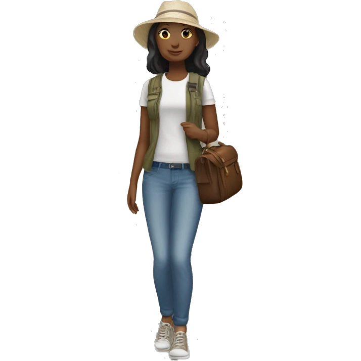 travel girl outfit emoji
