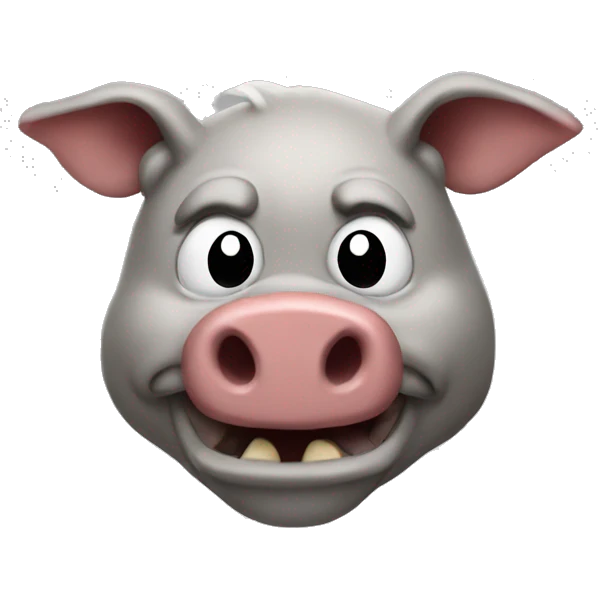 Iron pig emoji