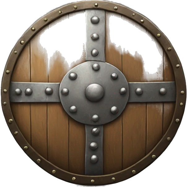 viking round shield emoji