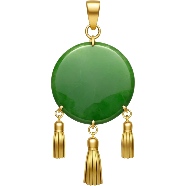 jade ade tassel pendant emoji