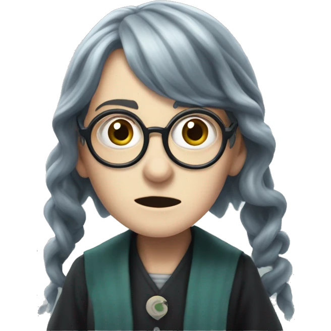 moaning myrtle in harry potter style emoji