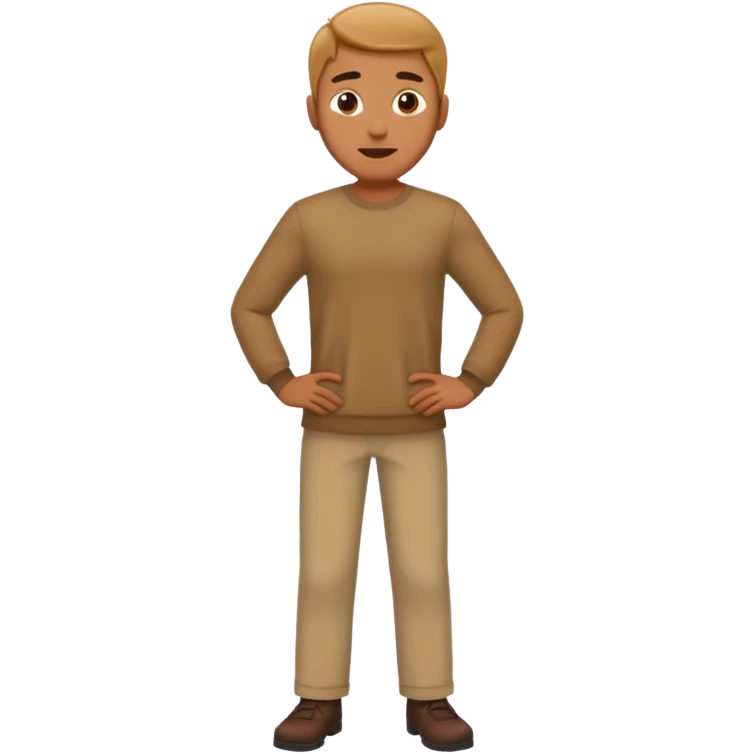 Man standing emoji