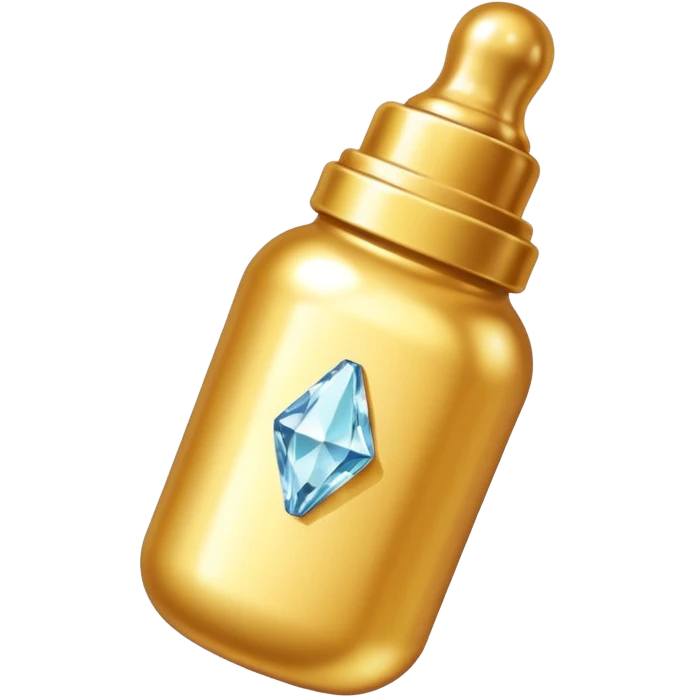 Biberón dorado con diamantes 🍼con ese biberón  de bebe  solo el biberón  más elegante eschado al costado emoji