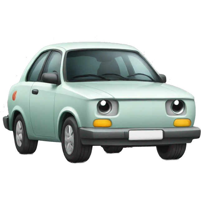 automobile emotion sad emoji