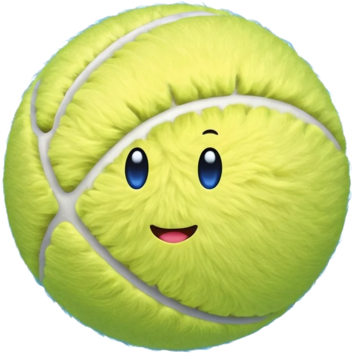 full blue tennis ball emoji