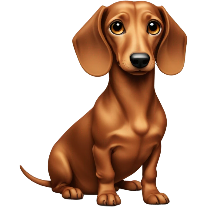 dachshund  emoji