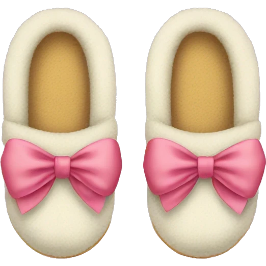 Slippers with bows emoji